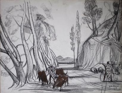 Les bouviers by André Maire, 1959