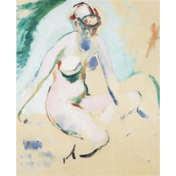 SEATED NUDE