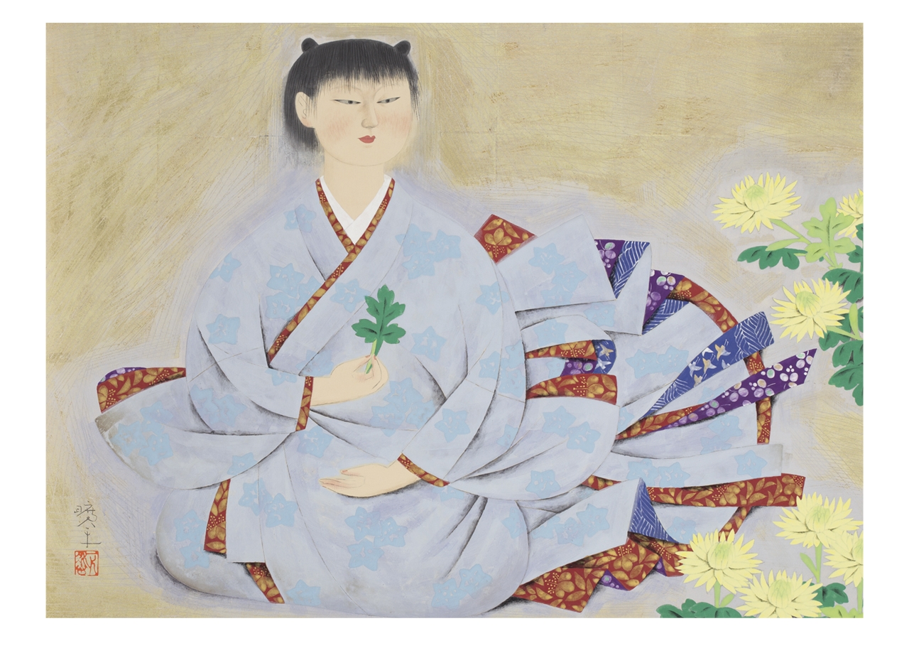 Artwork by Kohei Morita, Kikujido, Made of color on paper