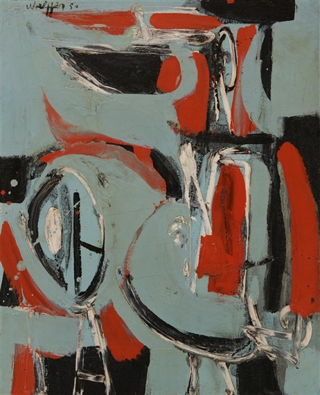 The Toast by Emerson S. Woelffer, 1950