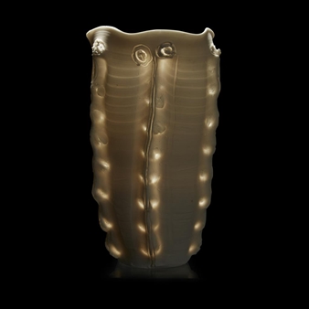 Thrown, Score & Pinched " Light Gatherer " Vessel Philadelphia, Pennsylvania - Rudolf Harry Staffel