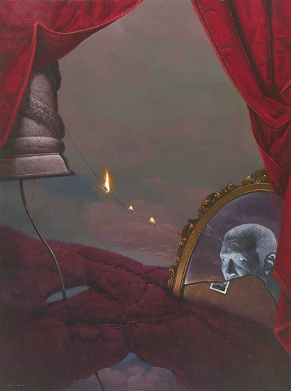 Red Curtain by Kuo Wei-Kuo, 2002