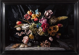 The frog (Dutch still life in plastic) - Richard Kuiper