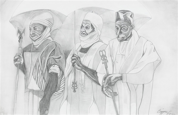 Three Kings by John Biggers, 1962