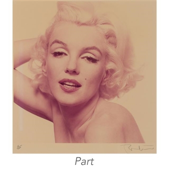 Stern Bert Marilyn Monroe Nude with Pink Scarf, from the Last Sitting