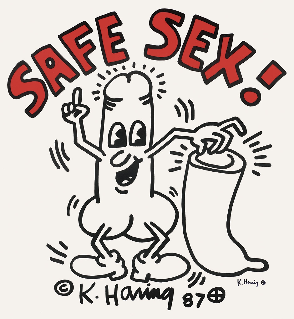 Safe Sex by Keith Haring, 1987