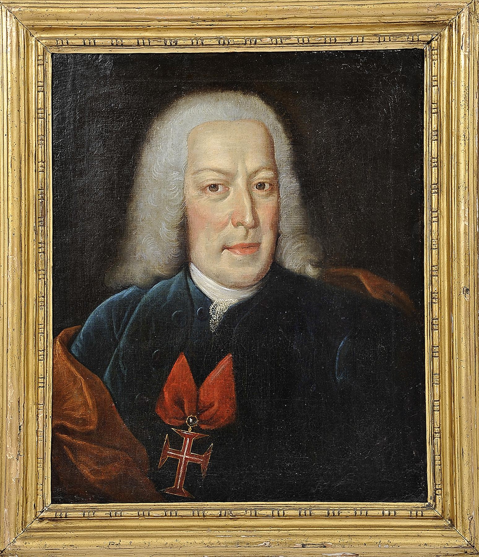 Artwork by Portuguese School, 18th Century, Portrait of D. Sebastião José de Carvalho e Melo (1699-1782), 1st marquis of Pombal, Made of oil on cavas