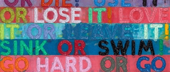 Mel Bochner  - Galerie de Bellefeuille I & II, Montreal