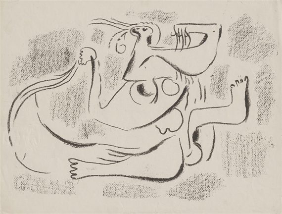 Salomes Tanz (Salomes Tanz II) by Willi Baumeister, 1946