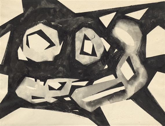 No Title by Hans Uhlmann, 1955