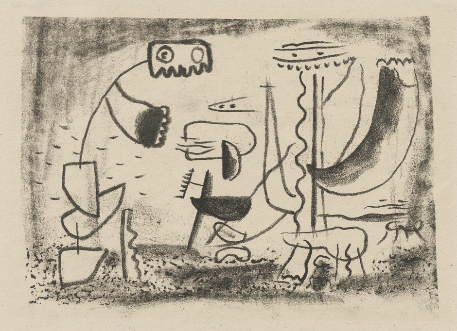 Artwork by Willi Baumeister, Jour heureux, Made of lithograph