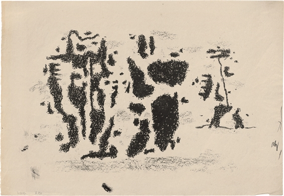 Gilgamesch und Enkidu by Willi Baumeister, 1947