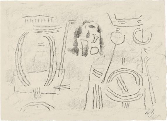 Was verlangst Du von mir, Utnapischtim? by Willi Baumeister, 1947