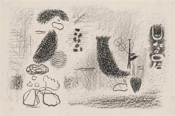 Figuren by Willi Baumeister, 1947