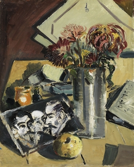 NATURA MORTA CON IL QUADRO DI EL GRECO - Filippo de Pisis