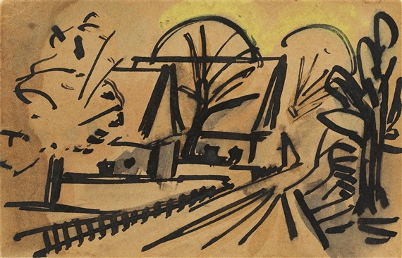 Max Pechstein | Landschaft (1919) | MutualArt