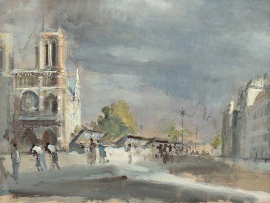 View of Paris by Ramón Gaya