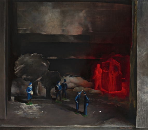 "Soldados" by Miguel Ángel Argüello, 1989