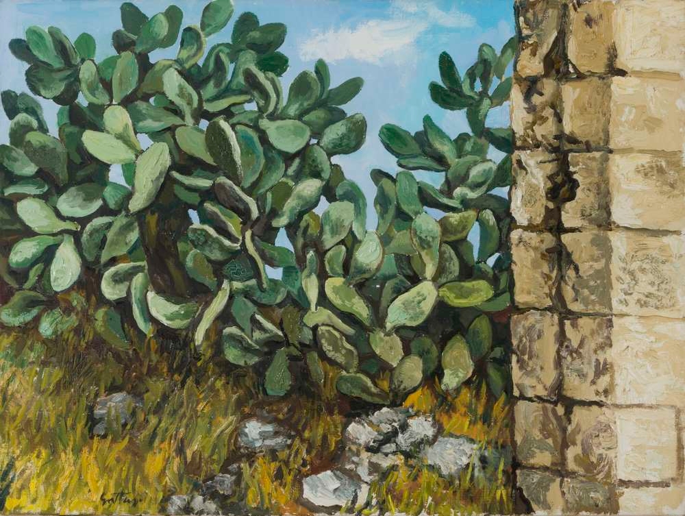 Artwork by Renato Guttuso, Fichi d'India, Made of Oil on canvas