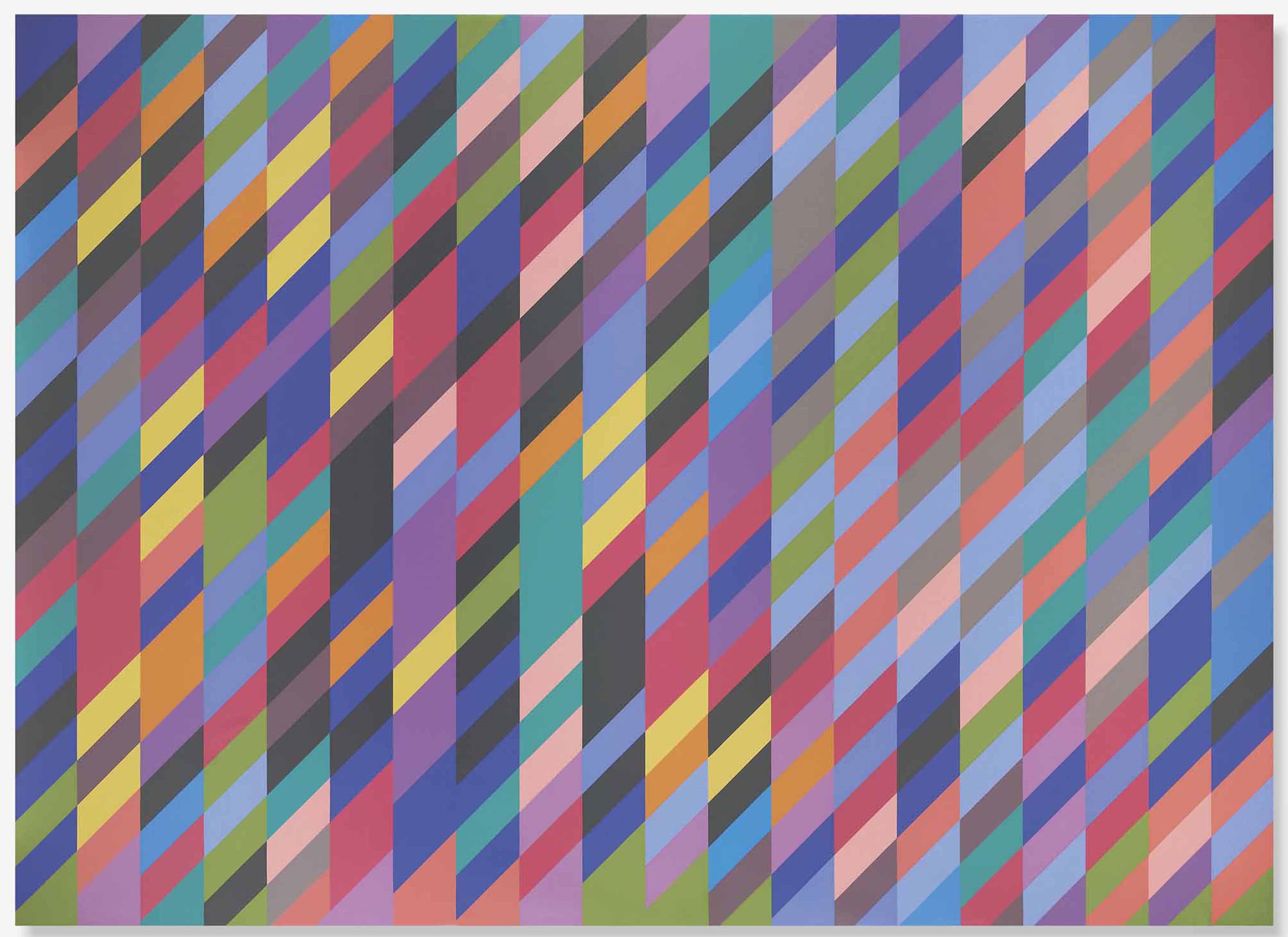 Bridget Riley | Shadow Rhythm (1989) | MutualArt