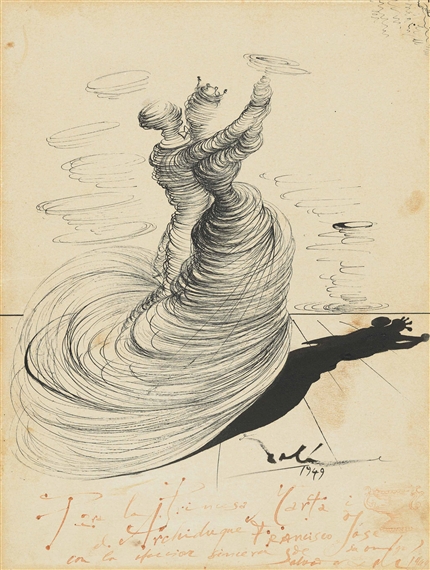 Salvador Dalí | Deux Danseurs, (1949) | MutualArt