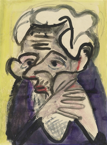 Schweizer Bäuerin (Farmer's Wife) by Ernst Ludwig Kirchner, 1927