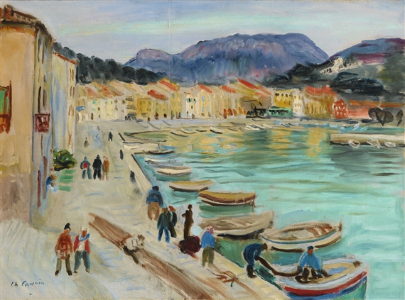 Charles Camoin | Port de Cassis (1949) | MutualArt