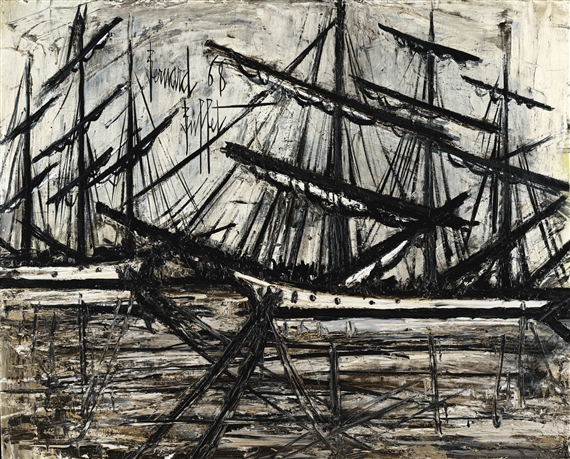 Bernard Buffet | Église Notre-Dame, Lamballe (1972) | MutualArt