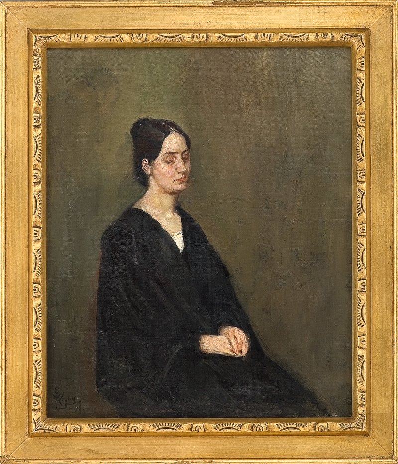 Portrait of a Woman by Christian Krohg, 1901