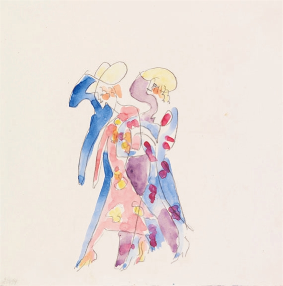 Tänzerinnen by Ernst Ludwig Kirchner, circa 1928-1930