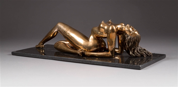 LIEGENDER FRAUENAKT by Walter Pugni