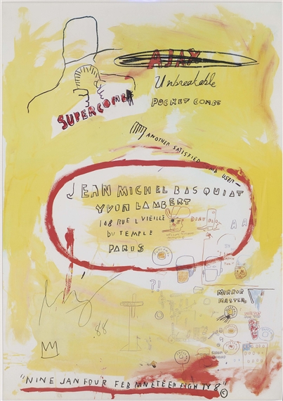 Super Comb by Jean-Michel Basquiat, 1988