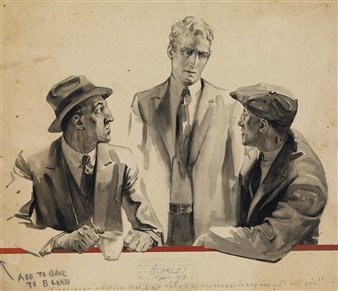 If you ever mention that girl's name in any way -- I'll kill you - Stockton Mulford