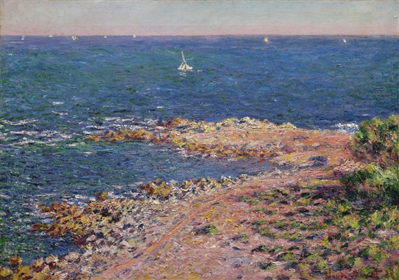 LA MÉDITERRANÉE PAR VENT DE MISTRAL by Claude Monet, 1888