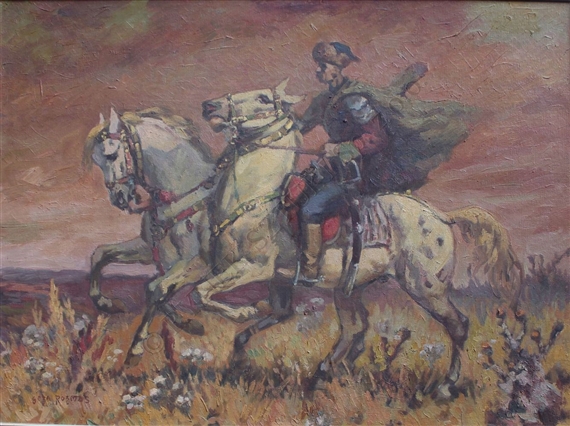 Lisowczyk z luzakiem by G. Rozmus