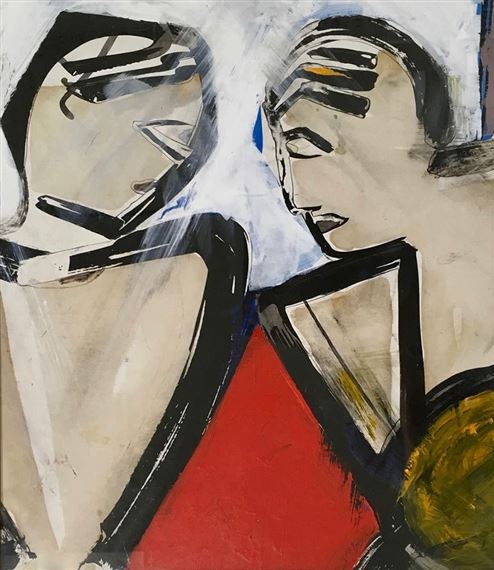Two Figures by Des Robertshaw