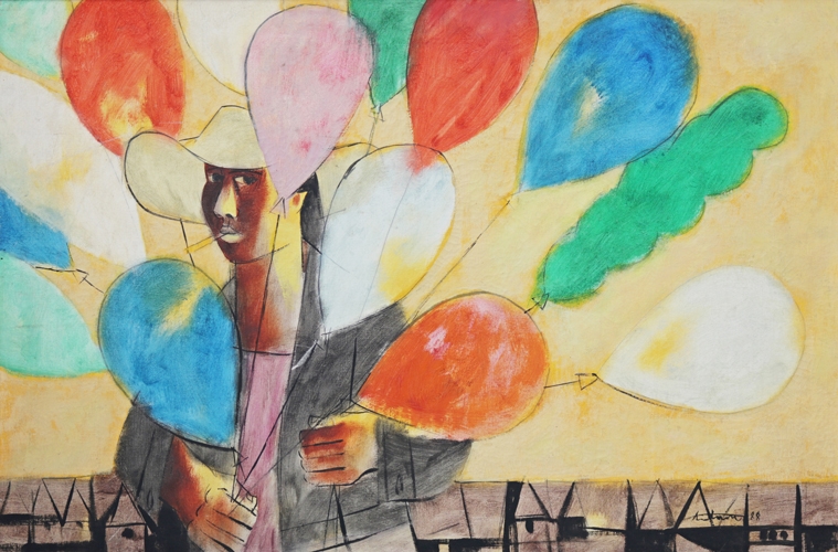 Balloon Vendor by Angelito Antonio, 1988