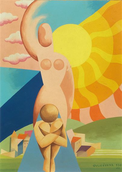 FIGURE NELLO SPAZIO by Giulio d’Anna, 1930