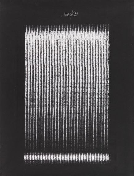 Ohne Titel by Heinz Mack, 1972