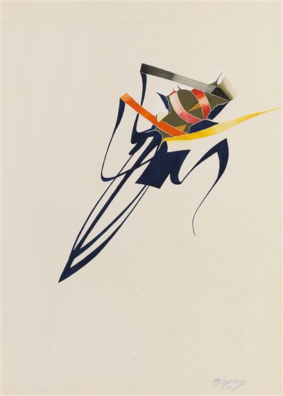 Ohne Titel by Burhan Doğançay, 1982