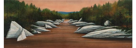 Watershed Runoff by William Dunlap, 1989