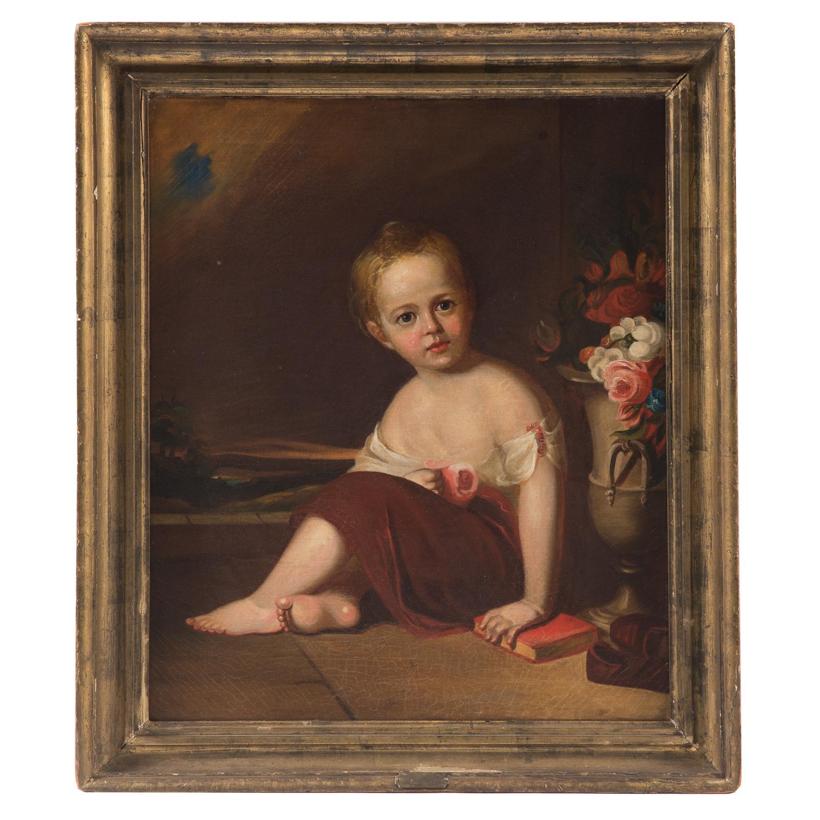 Peter Frederick Rothermel | Portrait of a Seated Boy | MutualArt