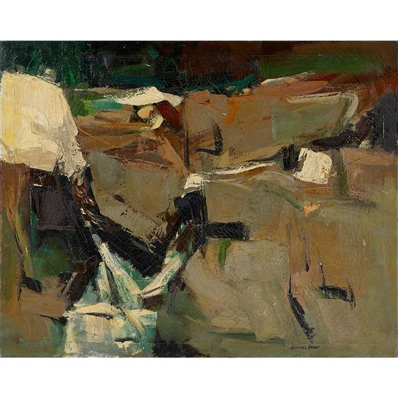 Forest Edge Cliff by Alexander Nepote, 1958