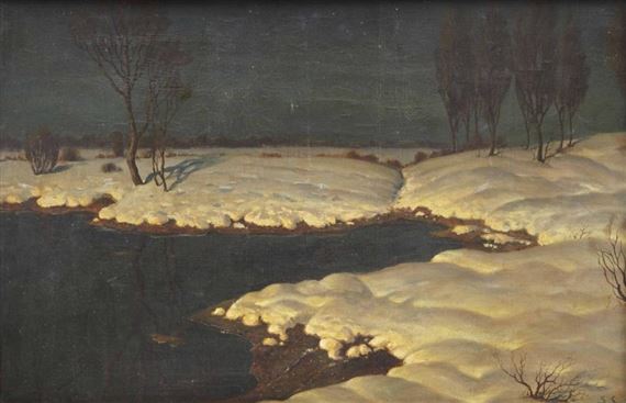 Clair de lune, Russie by Serge Sedral