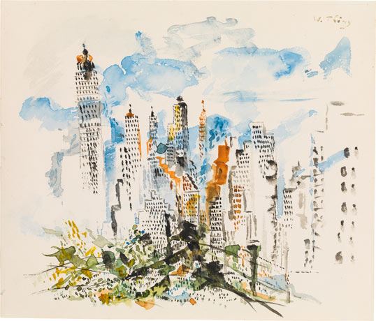 New York - Fifth Avenue by Wilhelm Thöny, 1935