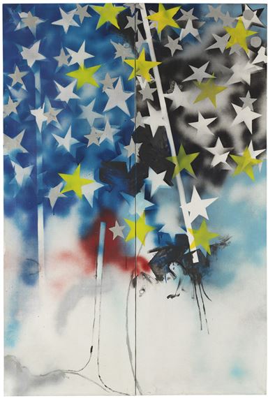 PARTICOLARE DELLA NOTTE by Mario Schifano, 1967