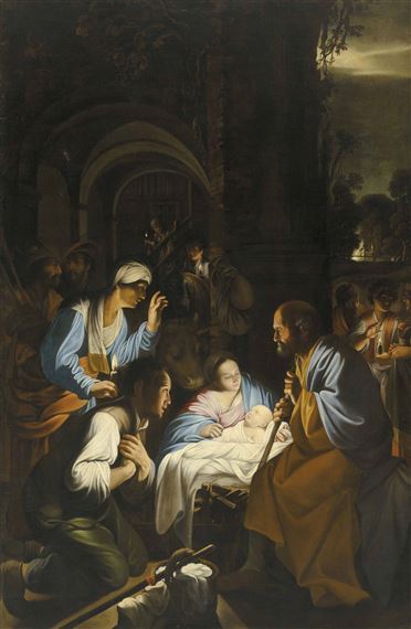 The Adoration of the Shepherds by Carlo Saraceni