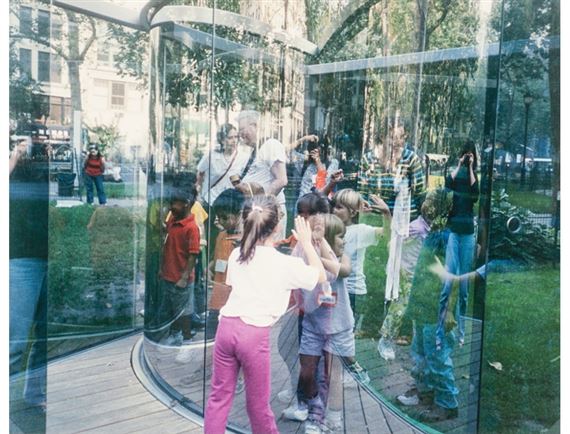 Fun for Kids at my Work in a Park in Manhattan by Dan Graham, 2003