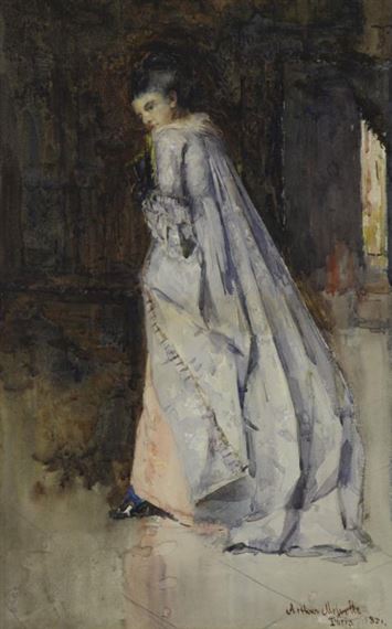 Portrait of a lady by Arthur Melville, 1881