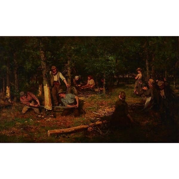 William Stewart MacGeorge | CLEARING THE LAND | MutualArt
